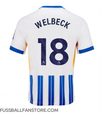 Brighton Danny Welbeck #18 Replik Heimtrikot 2024-25 Kurzarm